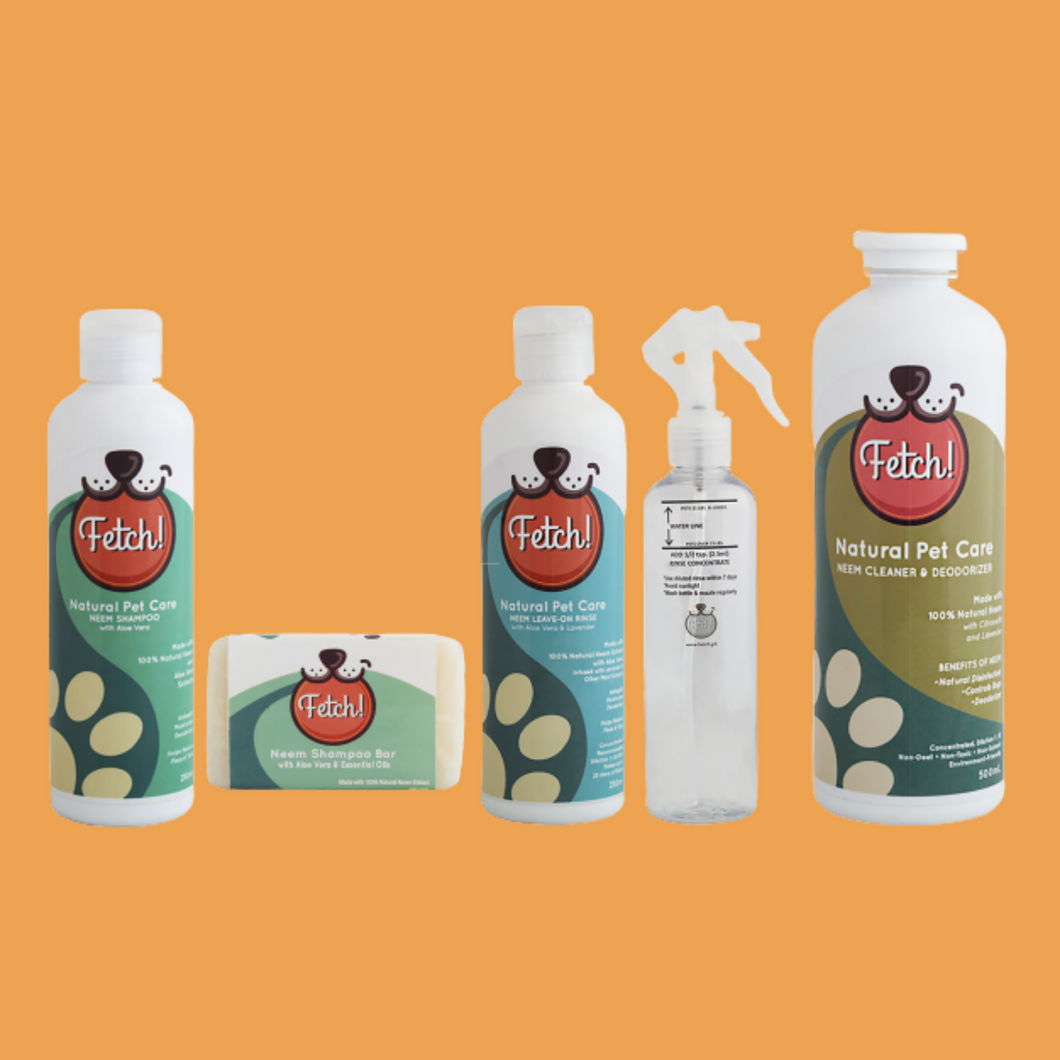 Fetch! Neem Pet Care Grooming & Cleaning Bundle - Fetch! Naturals